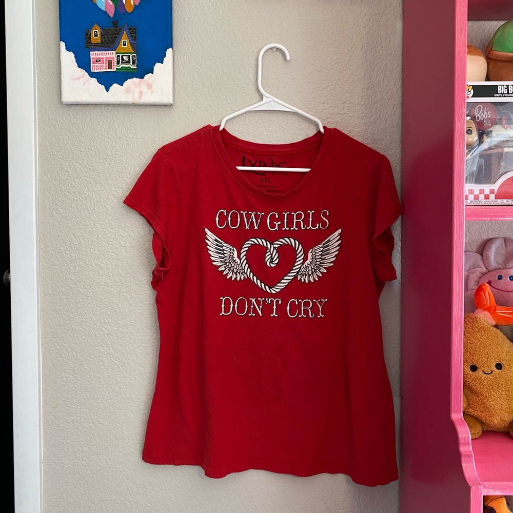 Cowgirls Don't Cry Tee | L